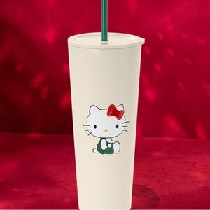 Hello Kitty Tumbler with Straw